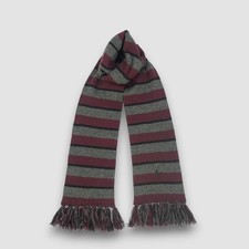 Polo Ralph Lauren Wool Scarf Vintage Classic Stripe Knitted Winter Scarves 6x79