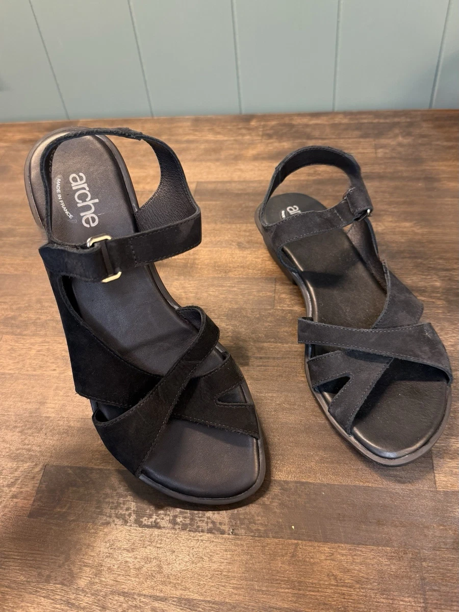 Arche Black Sandals for Women | eBay display picture 1