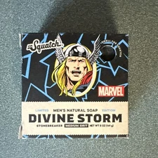 Dr. Squatch Soap Men's Natural Bar Soap Marvel Thor Ironman Captain America PICK