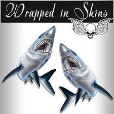 Mako Shark Stickers Fish Stickers Tackle Box RV Laptop Sticker Decals AFP-0045