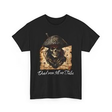 Camiseta Calavera Pirata, Camiseta Jolly Roger, Regalo Piratas del Caribe, Top Calavera