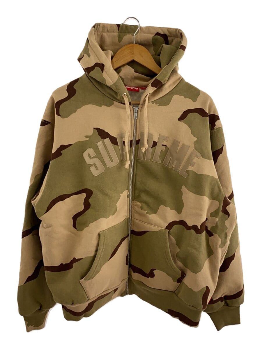 【SUPREME】 Arc Thermal Lined Zip Up Hooded Sweatshirt Camo Supreme Arc Thermal Lined Zip Up Sweatshirt - Size XL