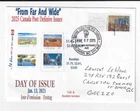 Canada  FDC  JAN 13 2025 FROM FAR AND WIDE  WITH A PERMANENT STAMP KIOSK ON COVE