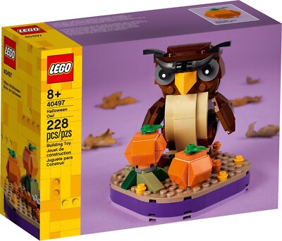 LEGO new set 40497 Halloween Owl pumpkin movable eyes wings free shipping  673419344845|