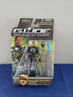G.I JOE The RISE OF COBRA WALLACE RIPCORD WEEMS Delta 6 Accelerator suit I3