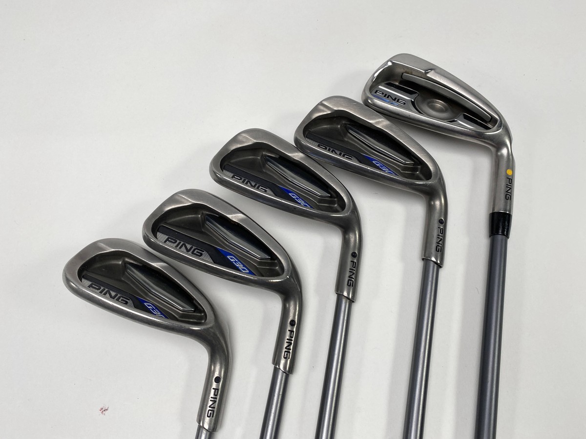 Ping G30 Iron Set 6-9+SW Black Dot TFC 419 Regular Graphite Mens 