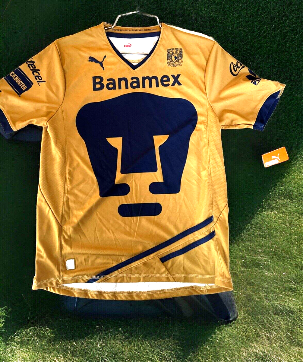 PUMA Pumas UNAM Kids/Youth Gold Jersey 2011-12 UNAM MEXICO