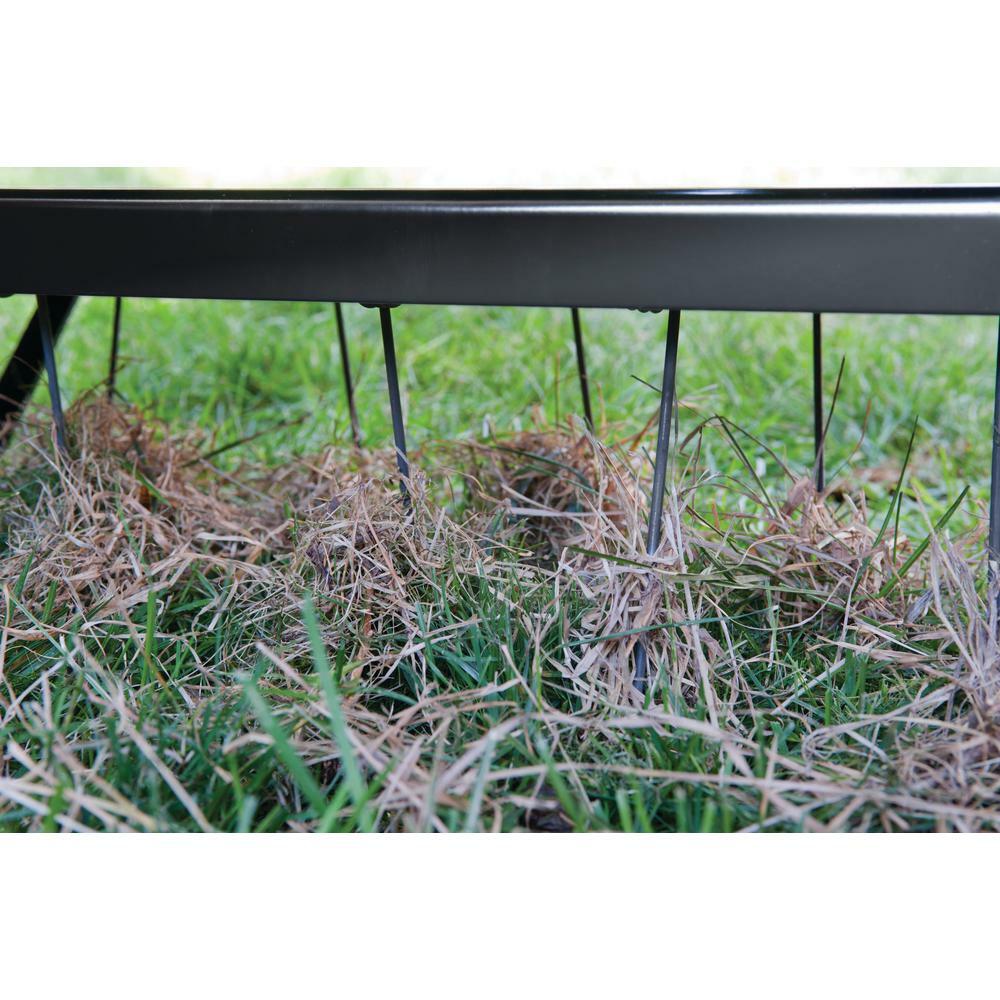 Lawn Dethatcher 48 in. TowBehind Weight Tray HeatTreated Spring Mowers Tractor eBay