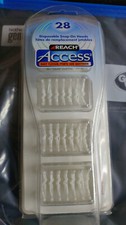 ONE Pack of 28 Reach  Access  Daily Flosser Disposable Snap-On Heads