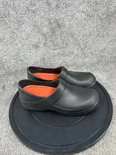 Crocs Casual Womens Size 11 Soft Toe Clogs Black Rubber Slip On