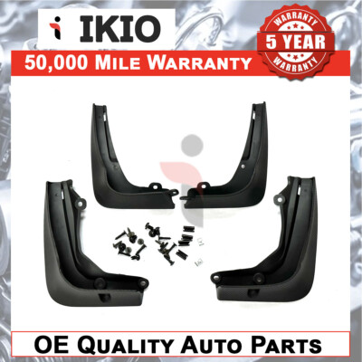 Full Set Rubber MudFlaps For Tesla Model S 2022-2023 Ikio