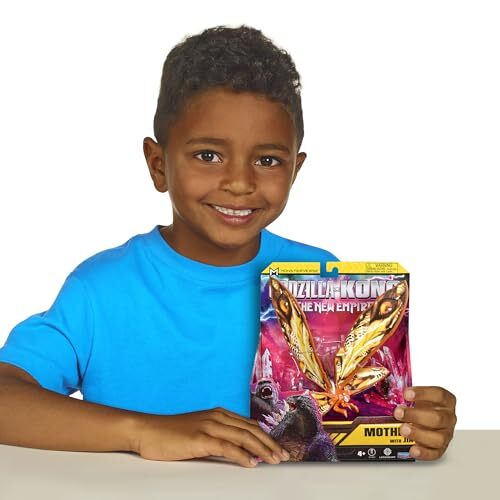 Godzilla x Kong The New Empire 6-Inch Mothra Action Figure Toy Includes Mini Jia - Picture 5 of 7