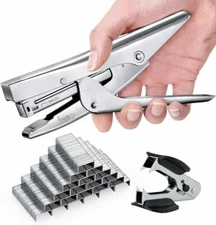 Stapler Heavy Duty with 1000 Staples and Staples Remover Set 20 Sheets Desktop O