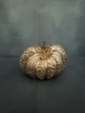 Southeast Asia Silver Repousse Pumpkin Betel Box
