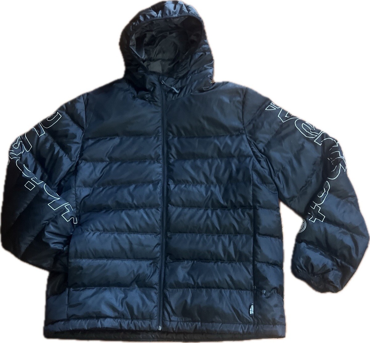 Thisisneverthat Puffer Hooded Winter Jacket Men's L Black Thisisneverthat Puffer Hooded Winter Jacket Men's L Black