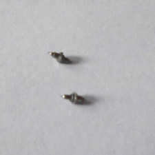 2 HAMILTON 6/0 SIZE BALANCE STAFFS 2527 DR , PIVOT-8 1/2, NOS --- BB-1019