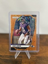 2024 Panini Prizm Lamar Jackson Orange Disco