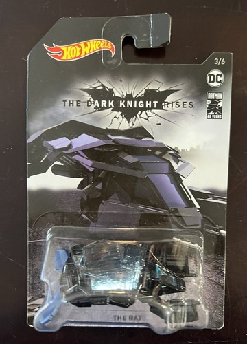 Hot Wheels - Dark Knight The Bat + Batmobile + Batman - DC New - See Photos - Picture 2 of 7