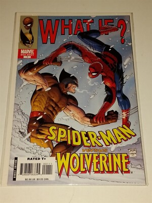 WHAT IF SPIDER-MAN VS. WOLVERINE #1 SEHR GUTER ZUSTAND (8,0 ODER BESSER) MARVEL COMICS MÄRZ 2008