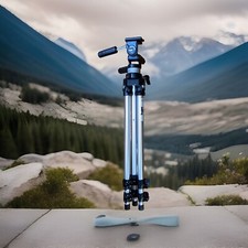 BOGEN MANFROTTO ITALY PROFESSIONAL TRIPOD 3021 W/3-WAY PAN TILT HEAD MOUNT 3029