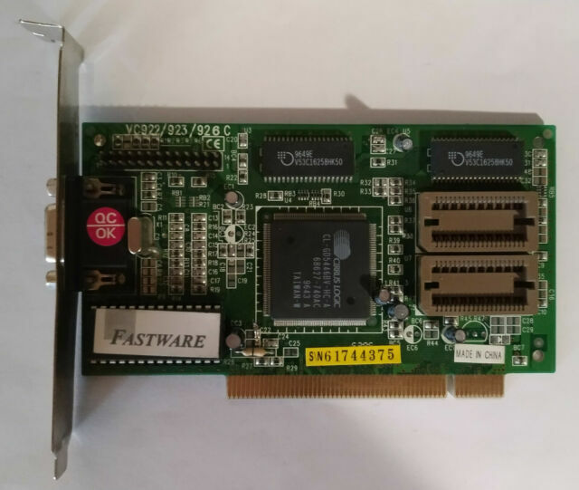 Cirrus Logic Cl Gd5446bv Hc A Video Graphics Pci Card Cv60 8062544 For Sale Online Ebay