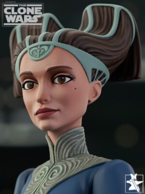 Gentle Giant Star Wars Clone Wars Padme Amidala Animated 1/7 Scale