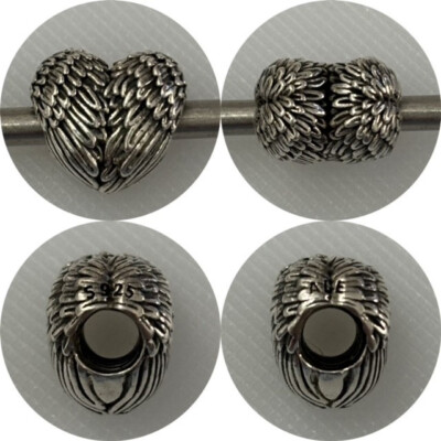 PANDORA ANGEL FEATHERS HEART CHARM REF 791751