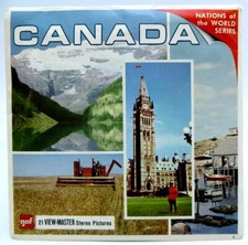 View Master A090, Canada, Nations of the World Series GAF, Version A, 3 Reel Set