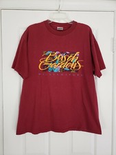 Vintage Busch Gardens Logo Maroon T-Shirt Single Stitch Made in USA Men’s XL
