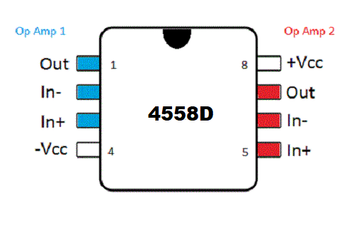Circuito Integrado JRC4558D JAC NJM - DIP8 - A.O.Dual - Descuento Por Cantidad - Imagen 2 de 6