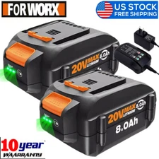Pack For WORX 20V MAX Extend Lithium Battery 20 Volt WA3520 WA3525 WA3575 WG155