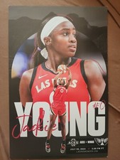 WNBA Jackie Young Las Vegas Aces v Atlanta Dream 8/1/23 Poster