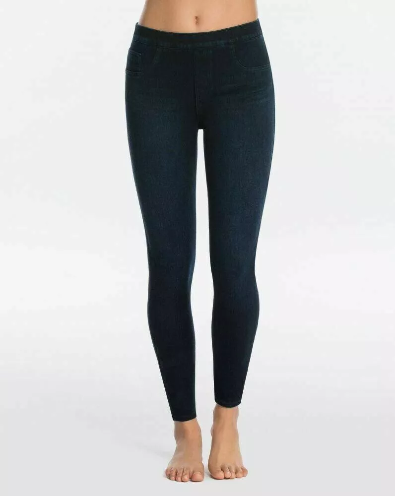 Classic Black Ponte Ankle Leggings - Size M