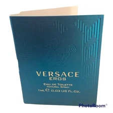 VERSACE EROS EAU DE TOILETTE FOR MEN SAMPLE SPRAY - 1 ML / 0.03 FL. OZ. New!