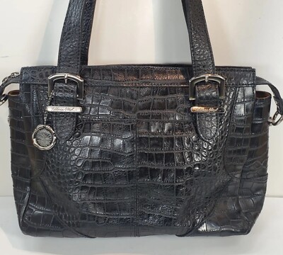Patricia Nash Black Embossed Leather Detail Backpack EUC Backpack - Heritage Leather – Patricia Nash main image 4