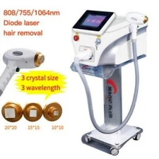 3 Wavelength 755 1064 808nm Diode Laser 808 Diode Laser Hair Removal Machine
