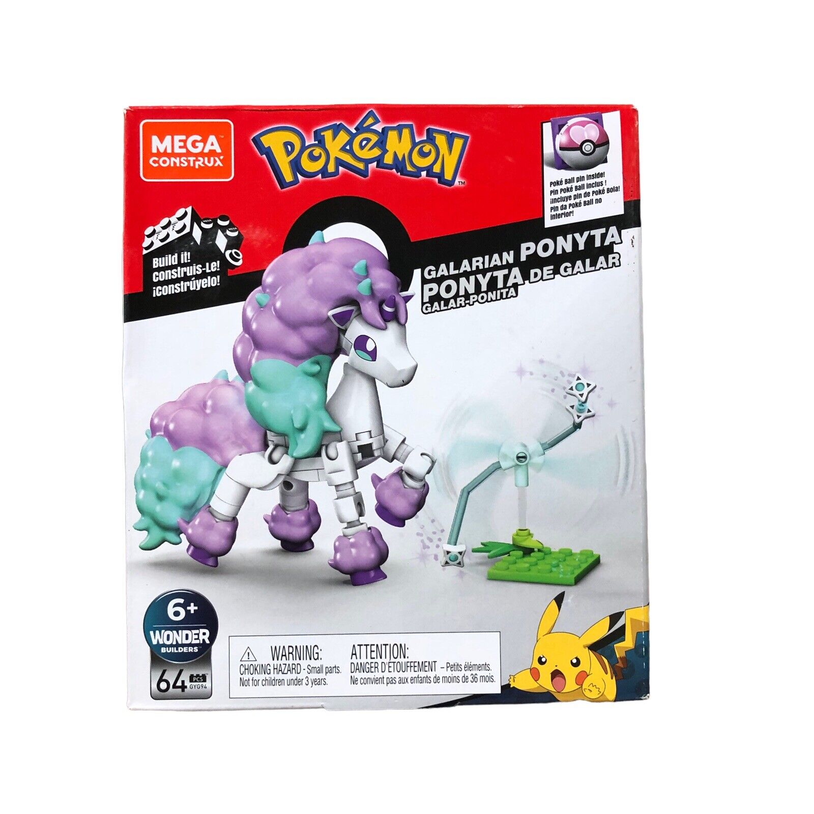 Pokemon Mega Construx: Power Pack - Galarian Ponyta - Atomic Empire