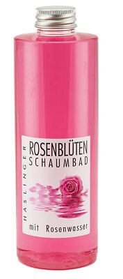 (  33,88/L) Rosen Creme Schaumbad Rosenwasser Badeschaum Damen Wellnessbad 400ml