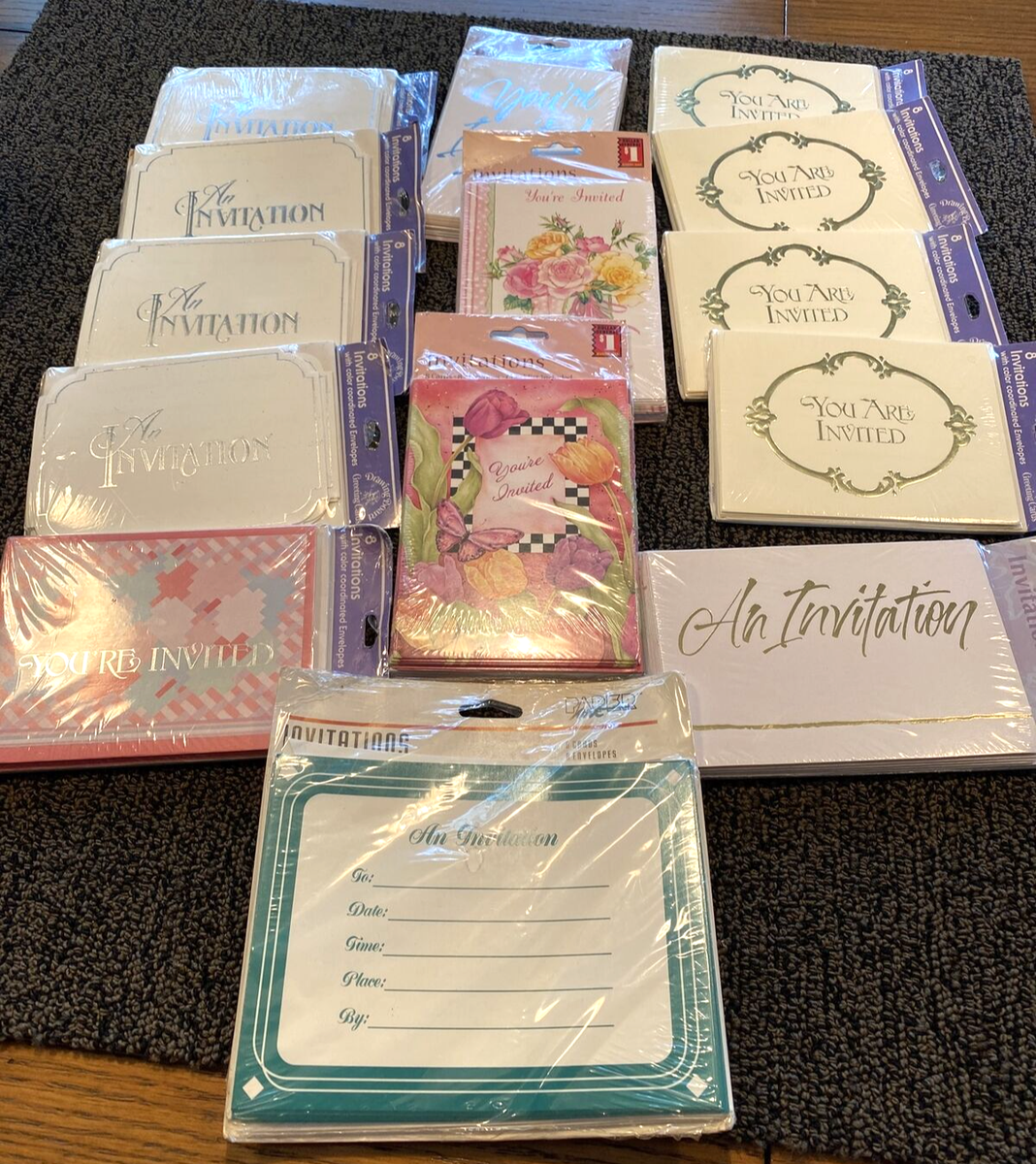112 Various Assorted Invitations Party Dinner Vintage NOS NEW