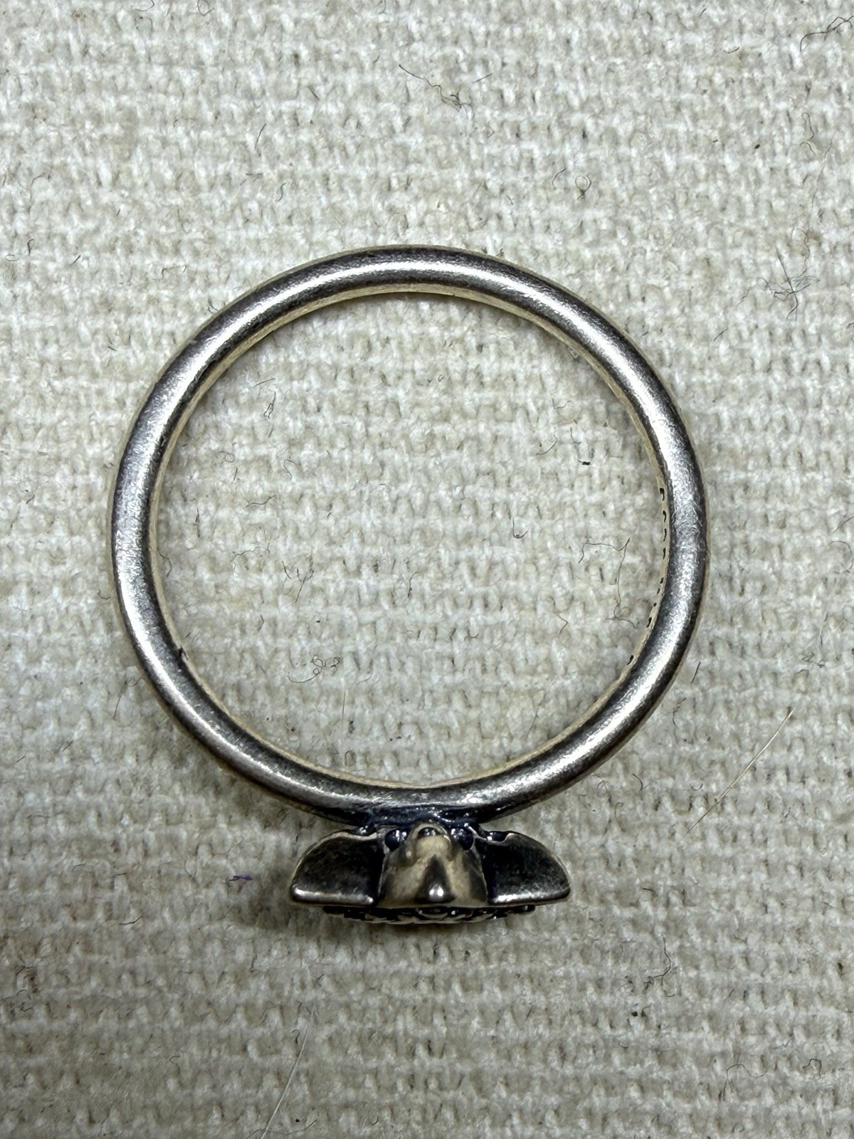 Authentic Pandora Clear Pave Star Stackable Ring … - image 3