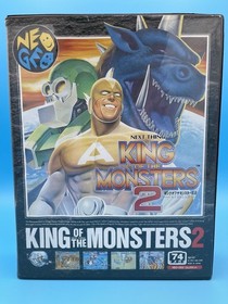 SNK Neo Geo AES King of The Monsters 2 CIB Authentic Japan game - US Seller!