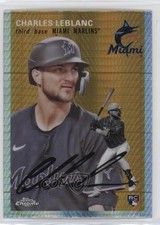 2023 Topps Chrome Platinum Anniversary Prism Refractor Charles Leblanc #66 0i4k