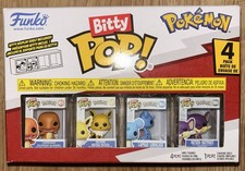 Funko Bitty Pop! Pokemon - Charmander Jolteon Lapras Rattata 4 pack
