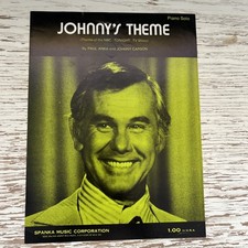 Rare JOHNNY CARSON The Tonight Show &ldquo;Johnny&rsquo;s Theme&rdquo; Sheet Music