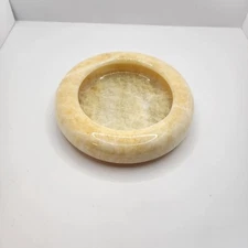 Onyx Stone Ashtray Round Multicolored Sphere Cigar Collector High Quality 