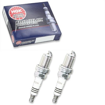 2 pc NGK 6988 BKR7EIX-11 Iridium IX Spark Plugs for W22EPR-ZU11 MZ602081 sc