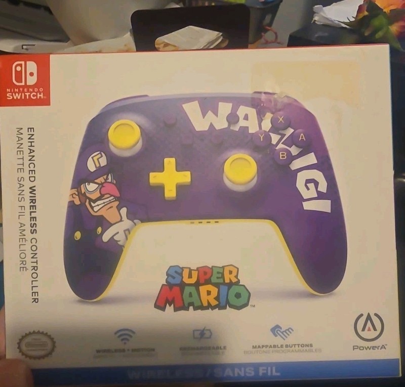 Authentic POWERA Enhanced Wireless Controller for Nintendo Switch (WALUIGI) NEW