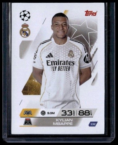 2025-26 Topps Match Attax UEFA Club Competitions #132 Kylian Mbappé