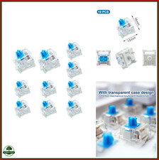High-Quality 10 Pack Blue Mechanical Keyboard Switches - Clicky Type