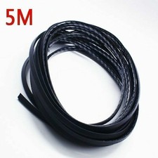 5M Car Door Edge Guard U Shape Trim Molding Carbon Fiber Seal Strip Protector